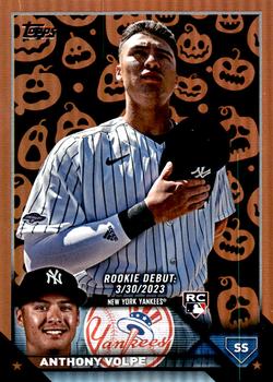 2023 Topps Update - Jack O'Lantern #US77 Anthony Volpe Front