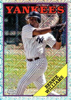 2023 Topps Update - 1988 Topps Baseball 35th Anniversary Chrome Silver Pack #T88CU-6 Bernie Williams Front