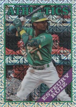 2023 Topps Update - 1988 Topps Baseball 35th Anniversary Chrome Silver Pack #T88CU-8 Esteury Ruiz Front