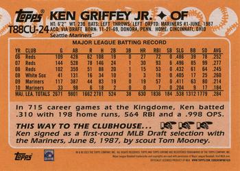 2023 Topps Update - 1988 Topps Baseball 35th Anniversary Chrome Silver Pack #T88CU-24 Ken Griffey Jr. Back