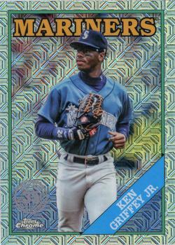 2023 Topps Update - 1988 Topps Baseball 35th Anniversary Chrome Silver Pack #T88CU-24 Ken Griffey Jr. Front