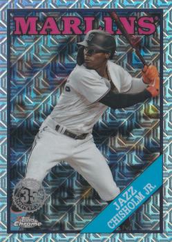 2023 Topps Update - 1988 Topps Baseball 35th Anniversary Chrome Silver Pack #T88CU-26 Jazz Chisholm Jr. Front