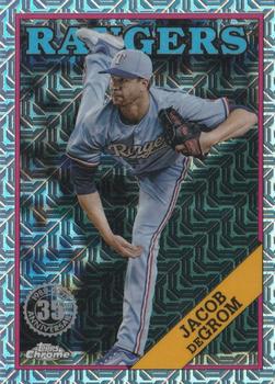 2023 Topps Update - 1988 Topps Baseball 35th Anniversary Chrome Silver Pack #T88CU-29 Jacob deGrom Front