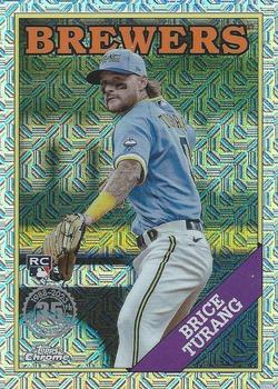 2023 Topps Update - 1988 Topps Baseball 35th Anniversary Chrome Silver Pack #T88CU-31 Brice Turang Front