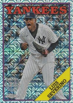2023 Topps Update - 1988 Topps Baseball 35th Anniversary Chrome Silver Pack #T88CU-34 Luis Severino Front