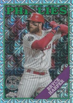 2023 Topps Update - 1988 Topps Baseball 35th Anniversary Chrome Silver Pack #T88CU-42 Bryce Harper Front