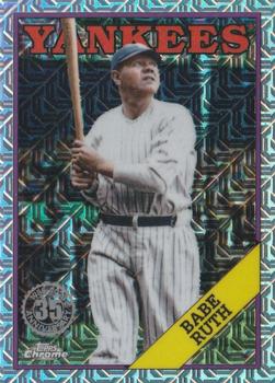 2023 Topps Update - 1988 Topps Baseball 35th Anniversary Chrome Silver Pack #T88CU-44 Babe Ruth Front