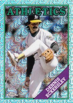 2023 Topps Update - 1988 Topps Baseball 35th Anniversary Chrome Silver Pack #T88CU-46 Dennis Eckersley Front
