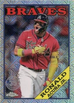 2023 Topps Update - 1988 Topps Baseball 35th Anniversary Chrome Silver Pack #T88CU-51 Ronald Acuña Jr. Front