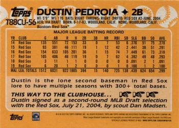 2023 Topps Update - 1988 Topps Baseball 35th Anniversary Chrome Silver Pack #T88CU-56 Dustin Pedroia Back