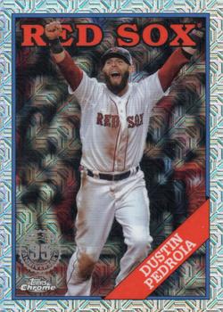2023 Topps Update - 1988 Topps Baseball 35th Anniversary Chrome Silver Pack #T88CU-56 Dustin Pedroia Front
