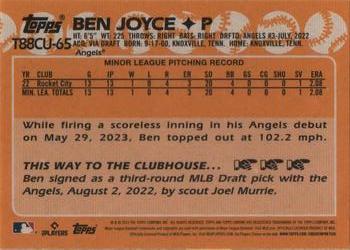 2023 Topps Update - 1988 Topps Baseball 35th Anniversary Chrome Silver Pack #T88CU-65 Ben Joyce Back