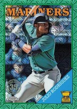 2023 Topps Update - 1988 Topps Baseball 35th Anniversary Chrome Silver Pack Green #T88CU-58 Julio Rodríguez Front