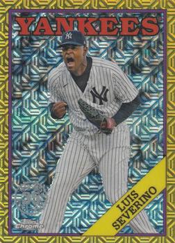 2023 Topps Update - 1988 Topps Baseball 35th Anniversary Chrome Silver Pack Gold #T88CU-34 Luis Severino Front