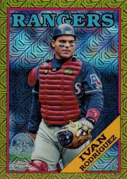 2023 Topps Update - 1988 Topps Baseball 35th Anniversary Chrome Silver Pack Gold #T88CU-49 Ivan Rodriguez Front