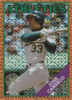 2023 Topps Update - 1988 Topps Baseball 35th Anniversary Chrome Silver Pack Orange #T88CU-2 Jose Canseco Front