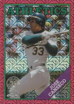 2023 Topps Update - 1988 Topps Baseball 35th Anniversary Chrome Silver Pack Red #T88CU-2 Jose Canseco Front