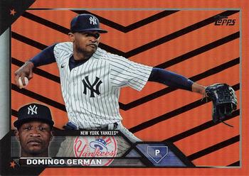 2023 Topps Update - Orange and Black Foil #US52 Domingo Germán Front