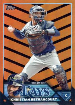 2023 Topps Update - Orange and Black Foil #US94 Christian Bethancourt Front