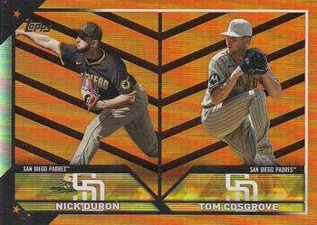 2023 Topps Update - Orange and Black Foil #US288 Nick Duron / Tom Cosgrove Front