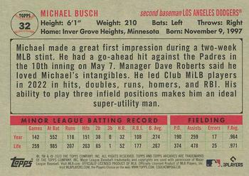 2023 Topps Archives #32 Michael Busch Back