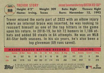 2023 Topps Archives #88 Trevor Story Back