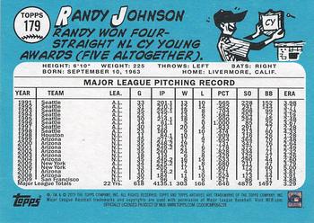 2023 Topps Archives #179 Randy Johnson Back