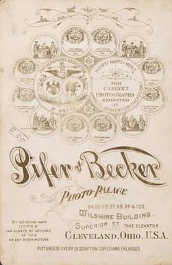 1893 Pifer & Becker #NNO John Clarkson Back