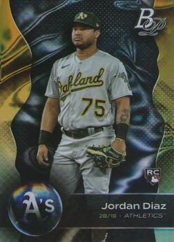 2023 Bowman Platinum #27 Jordan Diaz Front