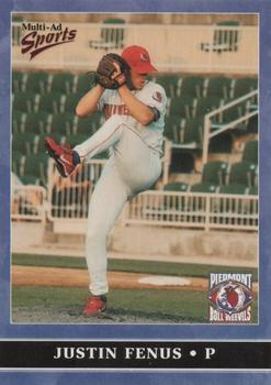 1999 Multi-Ad Piedmont Boll Weevils #NNO Justin Fenus Front