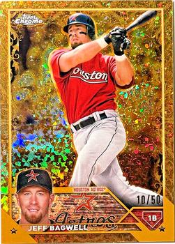 2023 Topps Gilded Collection - Mini-Diamond Gold Etch #59 Jeff Bagwell Front