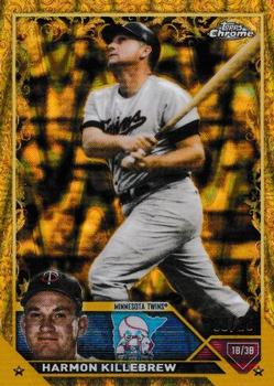 2023 Topps Gilded Collection - RayWave Gold Etch #62 Harmon Killebrew Front
