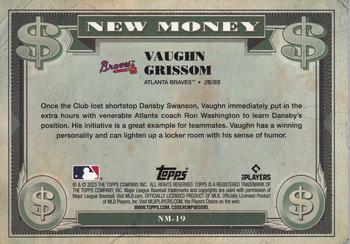 2023 Bowman Platinum - New Money #NM-19 Vaughn Grissom Back
