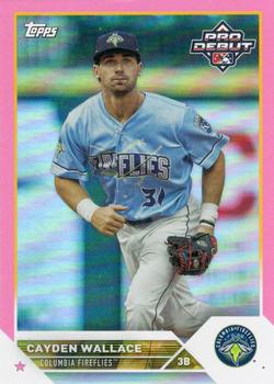 2023 Topps Pro Debut - Fuchsia #PD-133 Cayden Wallace Front