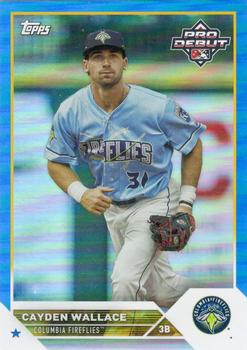 2023 Topps Pro Debut - Blue #PD-133 Cayden Wallace Front