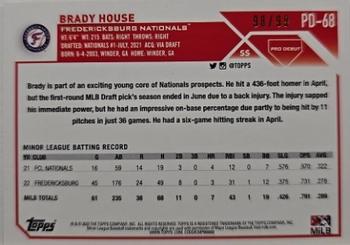 2023 Topps Pro Debut - Green #PD-68 Brady House Back