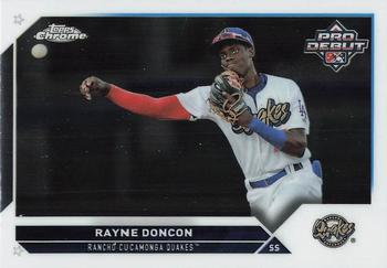 2023 Topps Pro Debut - Chrome #PDC-23 Rayne Doncon Front