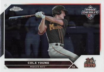 2023 Topps Pro Debut - Chrome #PDC-33 Cole Young Front