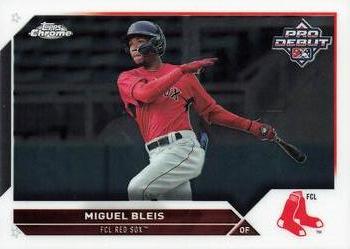 2023 Topps Pro Debut - Chrome #PDC-95 Miguel Bleis Front