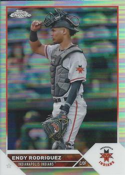 2023 Topps Pro Debut - Chrome Refractor #PDC-81 Endy Rodriguez Front