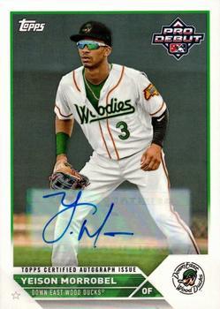 2023 Topps Pro Debut - Autographs #PD-105 Yeison Morrobel Front