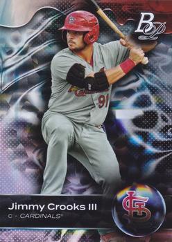 2023 Bowman Platinum - Top Prospects Ice Foil #TOP-37 Jimmy Crooks III Front