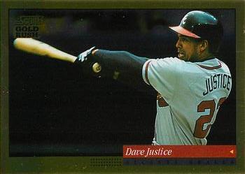 1994 Score - Gold Rush #422 Dave Justice Front