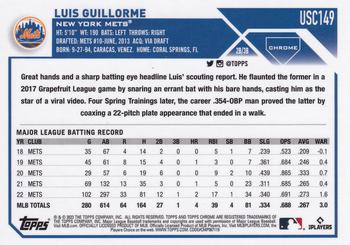2023 Topps Chrome Update #USC149 Luis Guillorme Back