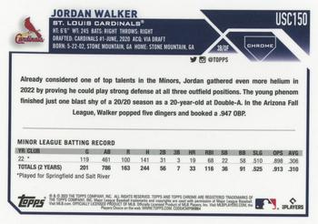 2023 Topps Chrome Update #USC150 Jordan Walker Back