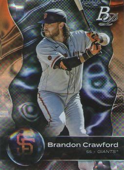 2023 Bowman Platinum - Ice Foil #3 Brandon Crawford Front