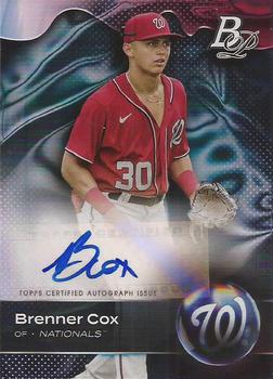 2023 Bowman Platinum - Top Prospects Autographs #TOP-89 Brenner Cox Front