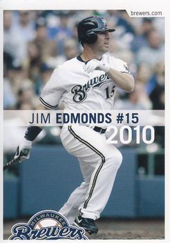2010 Milwaukee Brewers Police - Franklin Police Department, Franklin Noon Lions Club #NNO Jim Edmonds Front