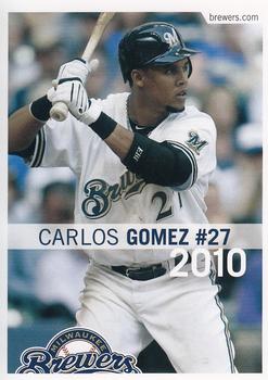 2010 Milwaukee Brewers Police - Franklin Police Department, Franklin Noon Lions Club #NNO Carlos Gomez Front