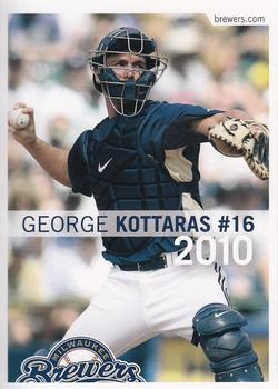 2010 Milwaukee Brewers Police - Franklin Police Department, Franklin Noon Lions Club #NNO George Kottaras Front